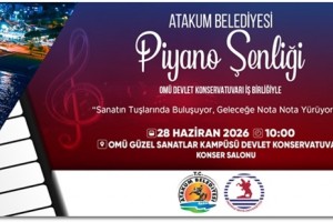 Atakum Belediyesinin Ev Sahipliğinde Piyano Şenliği 